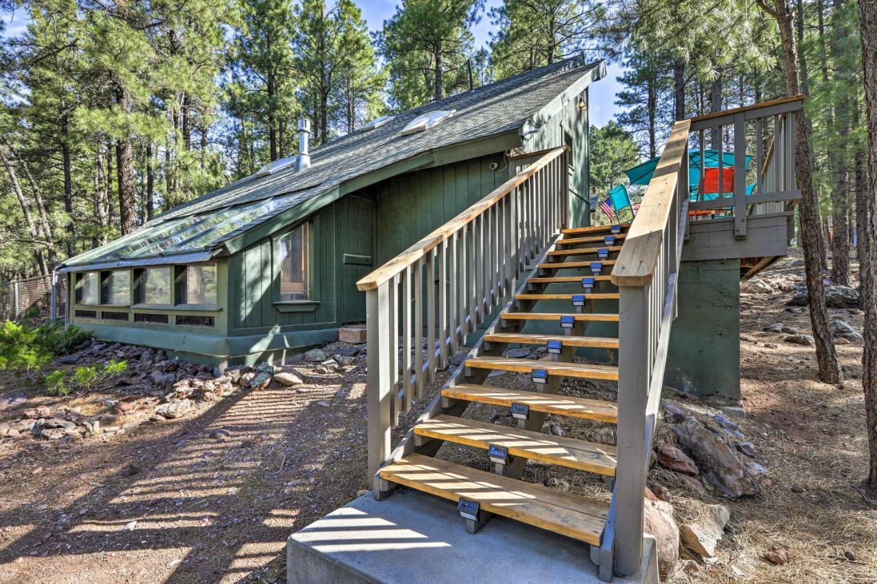Woodsy Flagstaff Hideaway With Deck And Sunroom! Mountainaire Exterior foto