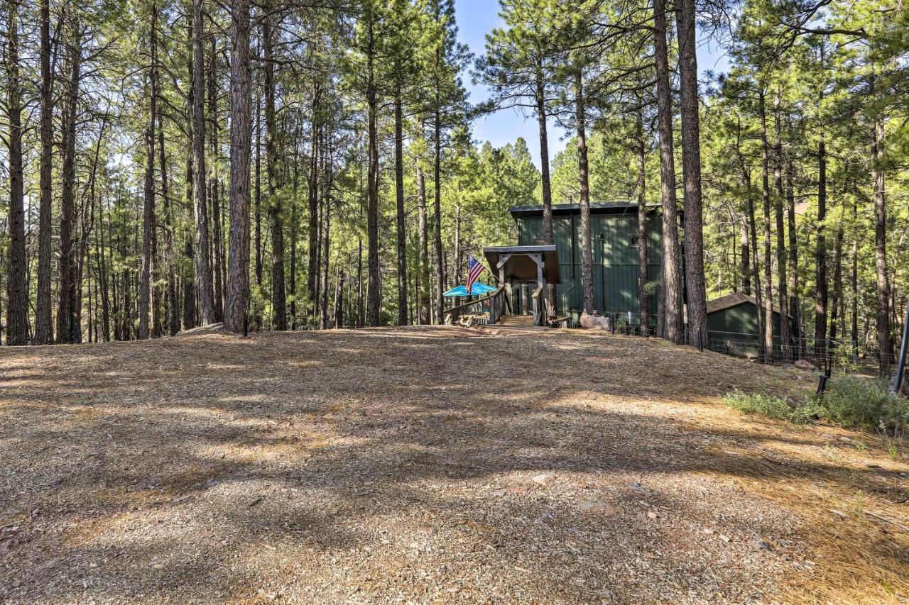 Woodsy Flagstaff Hideaway With Deck And Sunroom! Mountainaire Exterior foto